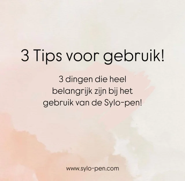 Wil je het meeste uit je Sylo-pen halen? 💙✨ 

Er zijn 3 belangrijke stappen om spier- en bindweefselklachten effectief te verlichten. In deze post leggen we precies uit hoe je de Sylo-pen op de juiste manier gebruikt voor het beste resultaat!

Door deze eenvoudige stappen te volgen, kun je spier- en bindweefselklachten effectief verlichten en de soepelheid verbeteren. 

💡 Heb je vragen of wil je jouw ervaring delen? Laat het weten in de comments! 👇

#Sylopen #Sytskelohof #Spierpijn #Fysiotherapie #Fysio #Fysioterapeut #Pijnklachten #Pijnvrij #Pijnverlichting #Sport  #sportblessure #sportlife #Triggerpoint #Rugklachten #Rugklachtenverminderen #Holistichealth #Natuurlijkgezond #Neuropathie #Massagetherapy #Atrose #Bindweefselmassage #SpierHerstel #BindweefselZorg #Gezondheid #HerstelBoost