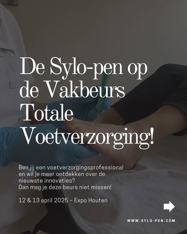 ONTSPANNING & HERSTEL ✨ in voetverzorging - Ervaar de Sylo-pen op de Vakbeurs Totale Voetverzorging! ✨

Op 12 & 13 april staan we met de Sylo-pen in Expo Houten op de beurs om jou, als voetverzorgingsprofessional, alles te laten zien over de Sylo-pen. Kom langs voor een demo, advies en ontdek hoe de Sylo-pen jouw behandelingen kan versterken!

🔸 Zet “VOETVERZORGING” in de comments en ontvang een exclusieve kortingscode voor de beurs! 

📍 Expo Houten | 🎟 Tickets via www.asws.nl

Zien we je daar? 😊 

#sylopen #sytskelohof #Voetverzorging #VakbeursTotaleVoetverzorging  #GezondeVoeten #pedicure #medischpedicure #podologia #sportmasseur #orthopédique #diabetes #neuropathy #reuma #hallux #kramp #voetzorg #voetproblemen #massage #massagetherapy #voetmassage #voetreflexologie #wellness #wellnessblogger #massageathome #fysio #fysiotherapie #fysiotherapeut